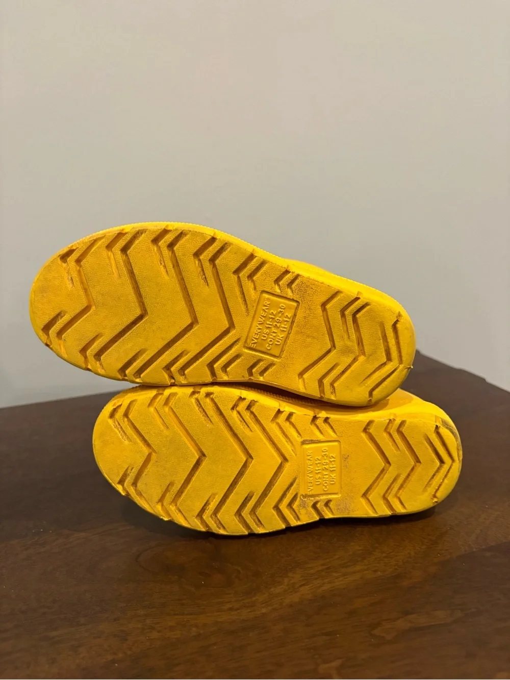 totes Kids Bright Yellow Waterproof Rain Boots